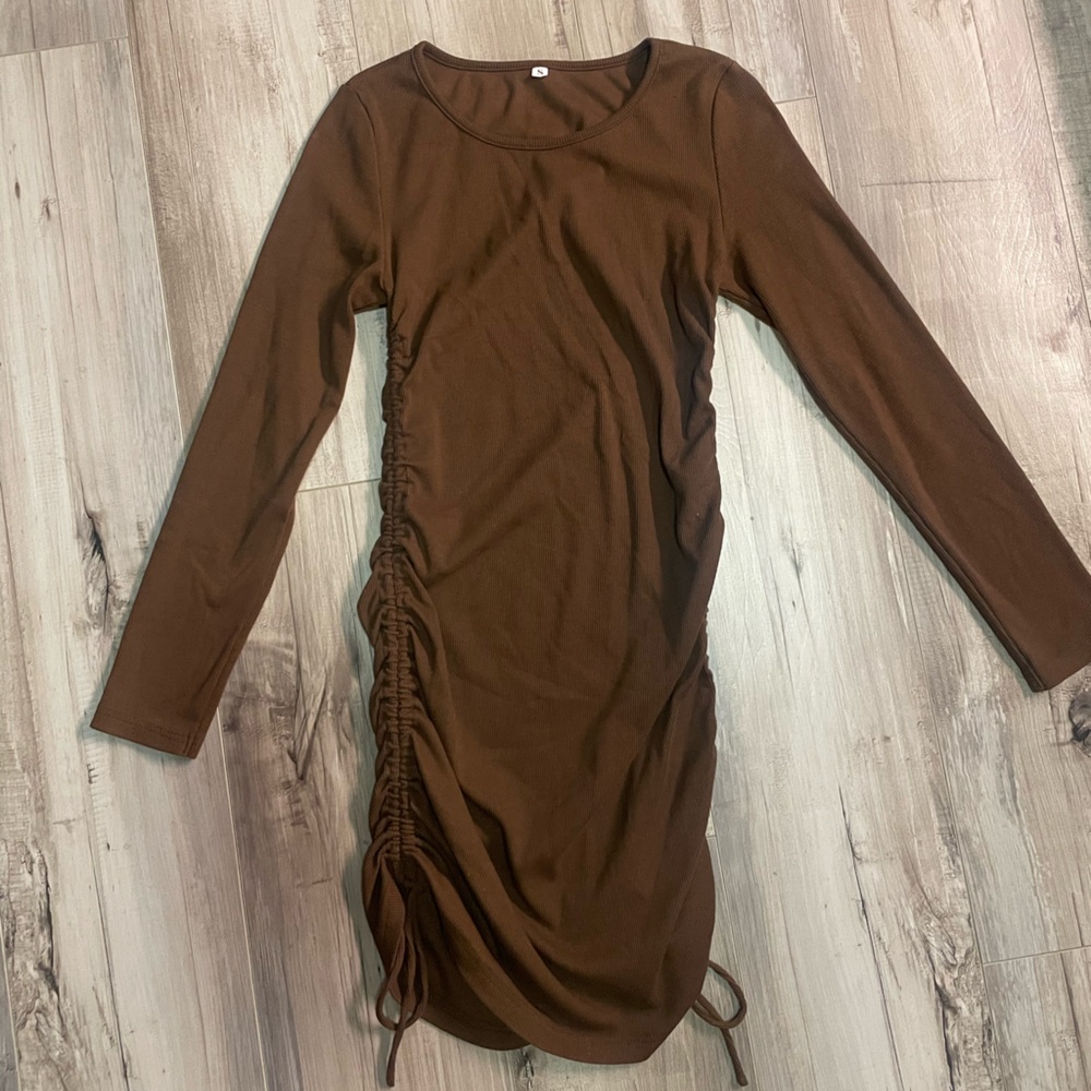 Chocolate brown dress